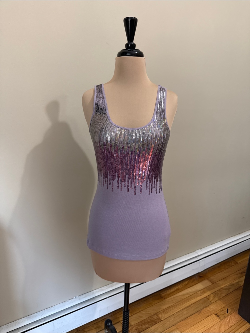 Express sequin tank top - worn once.